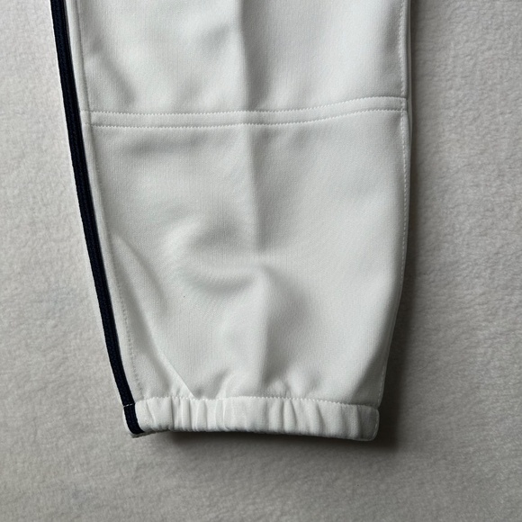 Mizuno NWT NEW Women's Medium White Belted Pipe Full-Length Softball Pants - Picture 3 of 13